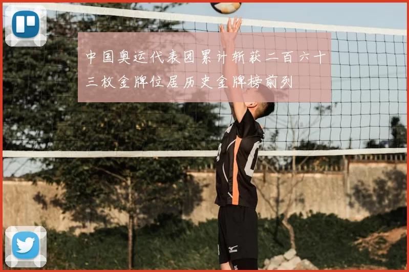 中国奥运代表团累计斩获二百六十三枚金牌位居历史金牌榜前列